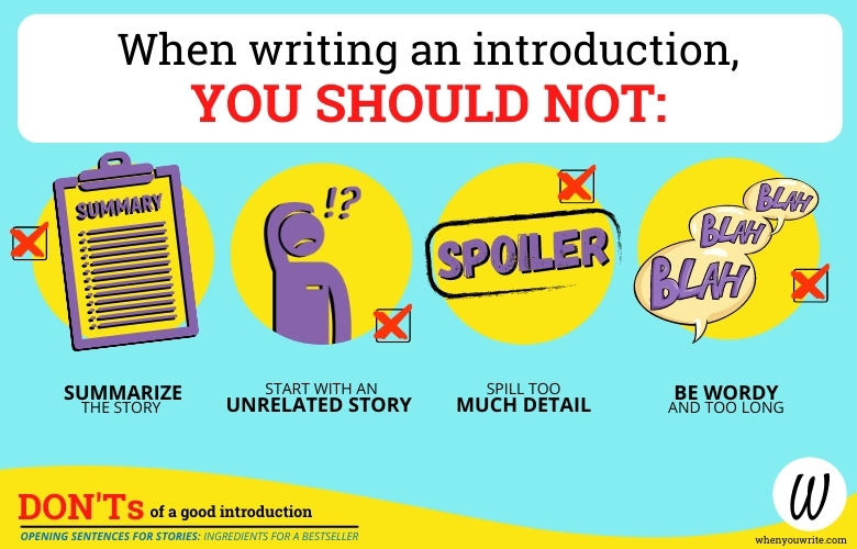 the don'ts of a good introduction