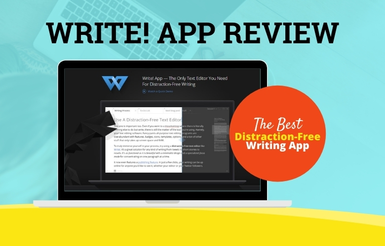 write! app the best distraction free writing app