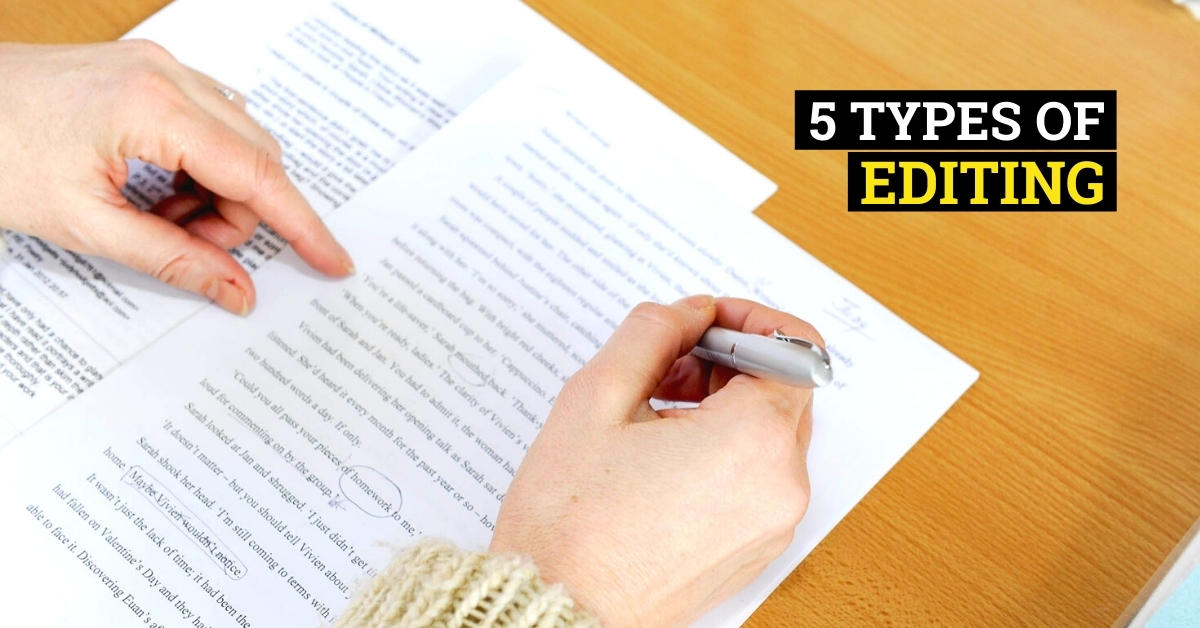 5 types of editing