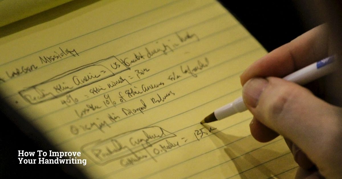 how to improve handwriting