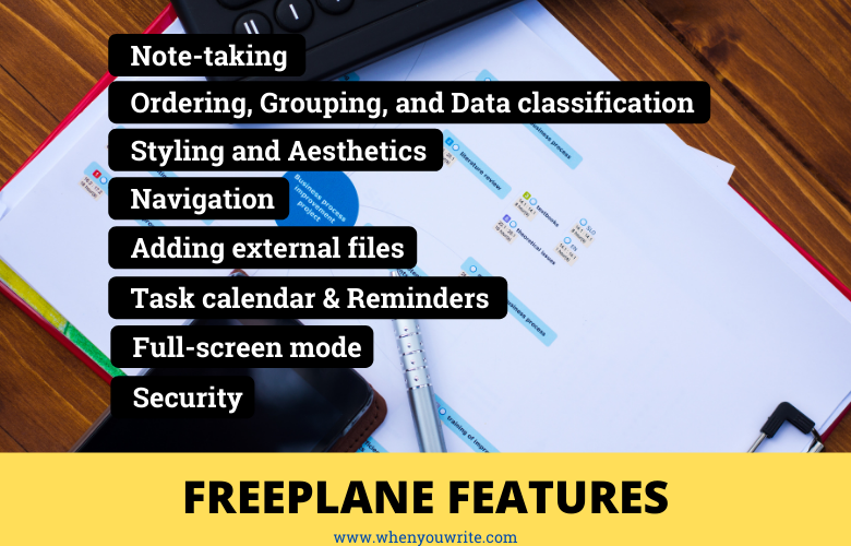 freeplane features
