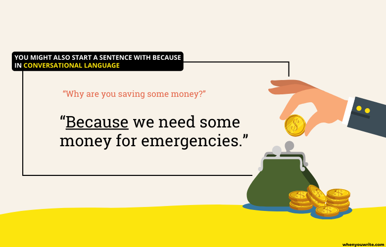 Can You Start a Sentence With Because?