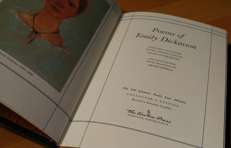 poems of emily dickinson easton press edtion