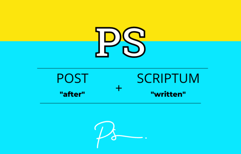 What Does PS Mean In Text 