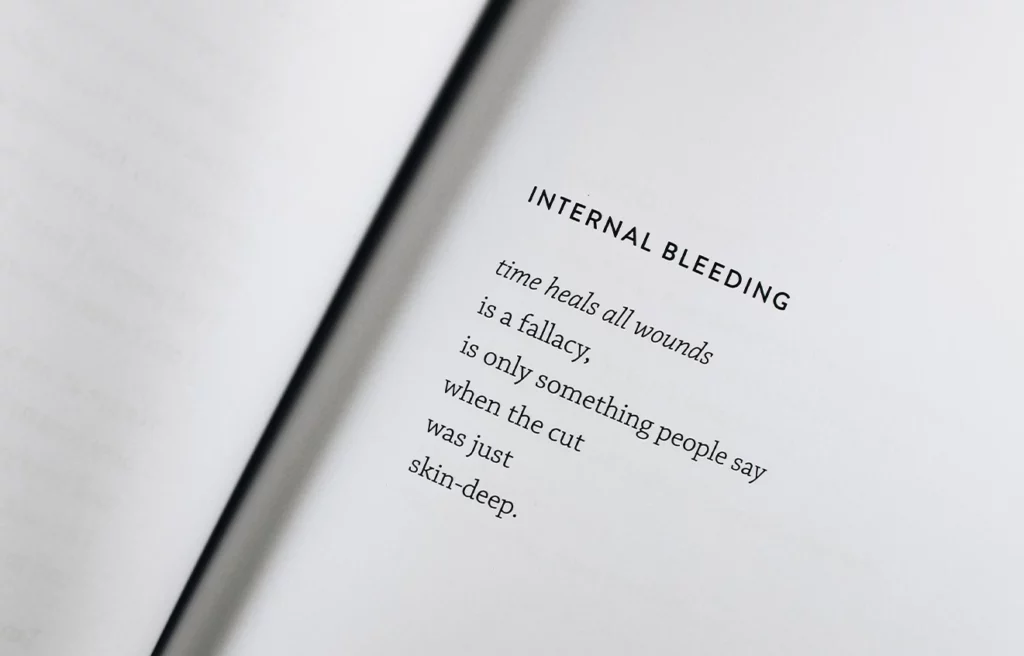 Italicizing poetry to emphasize words