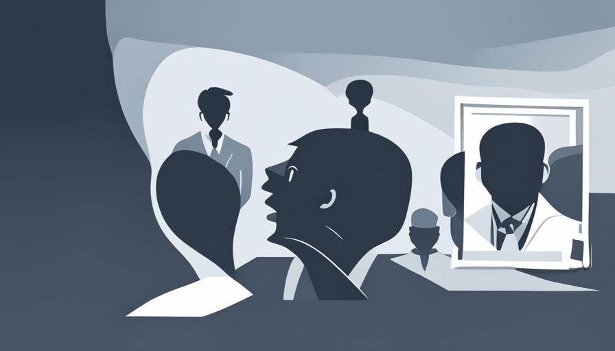 An image of two characters facing each other in a cramped, dimly lit space